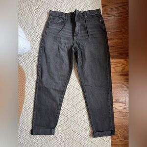 Universal Thread Black Charcoal High-Rise Boyfriend Jeans